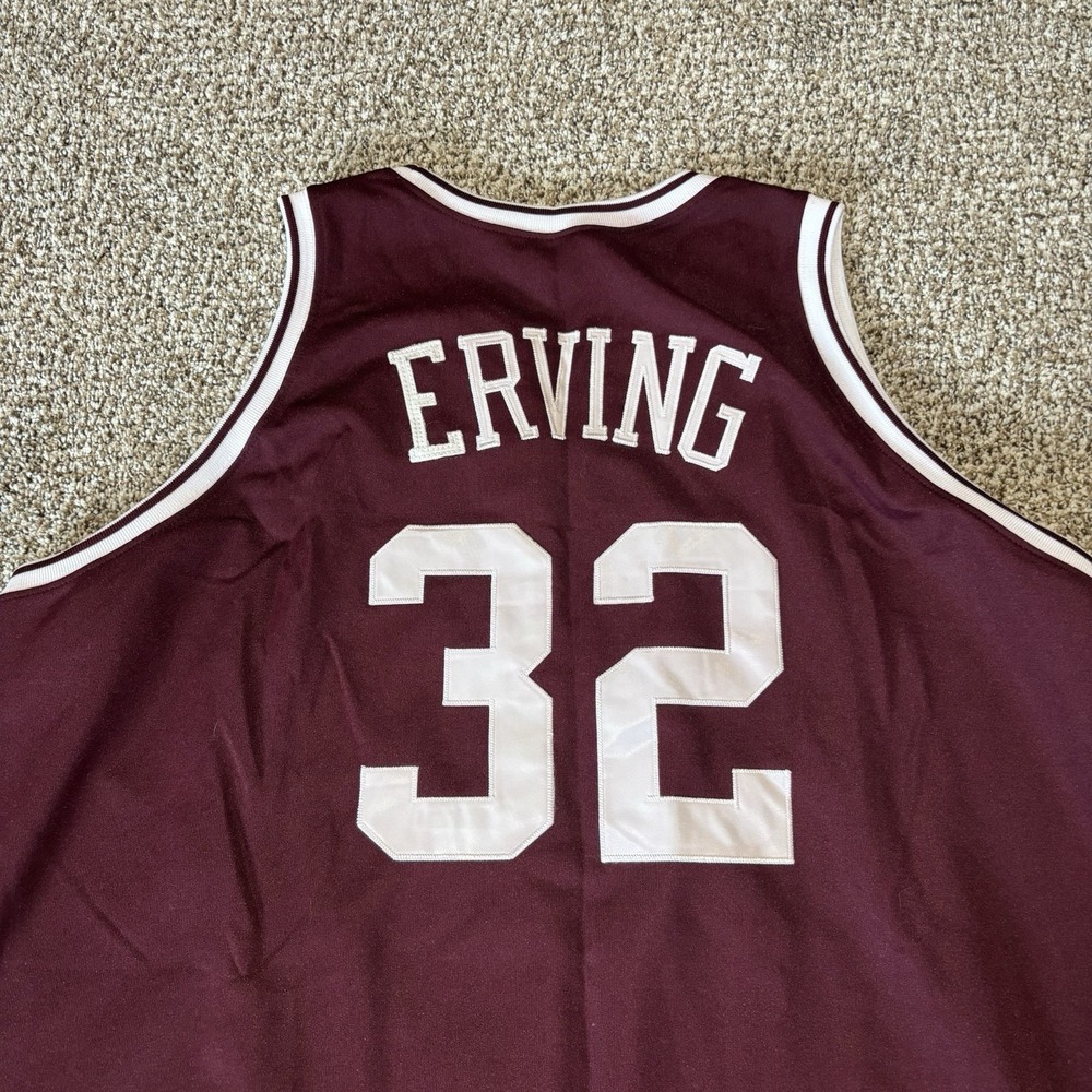 Vintage UMass Julius Erving Basketball Jersey Men's 58 Stitched College RARE Dr - Picture 2 of 9